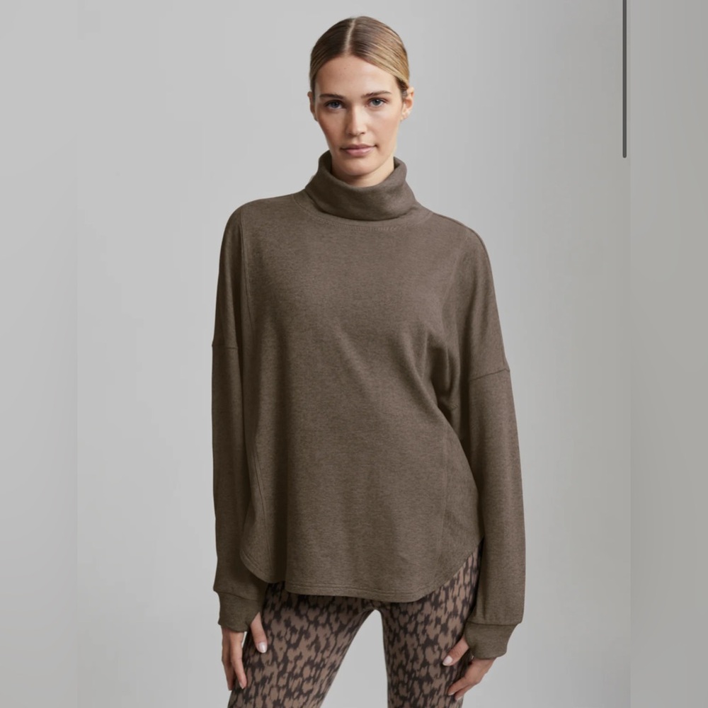 Varley Rainer Roll Neck Midlayer | Red Brick Marl | Size Small | NWT - Picture 2 of 8